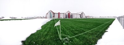 Terme Vivat-football field in winter